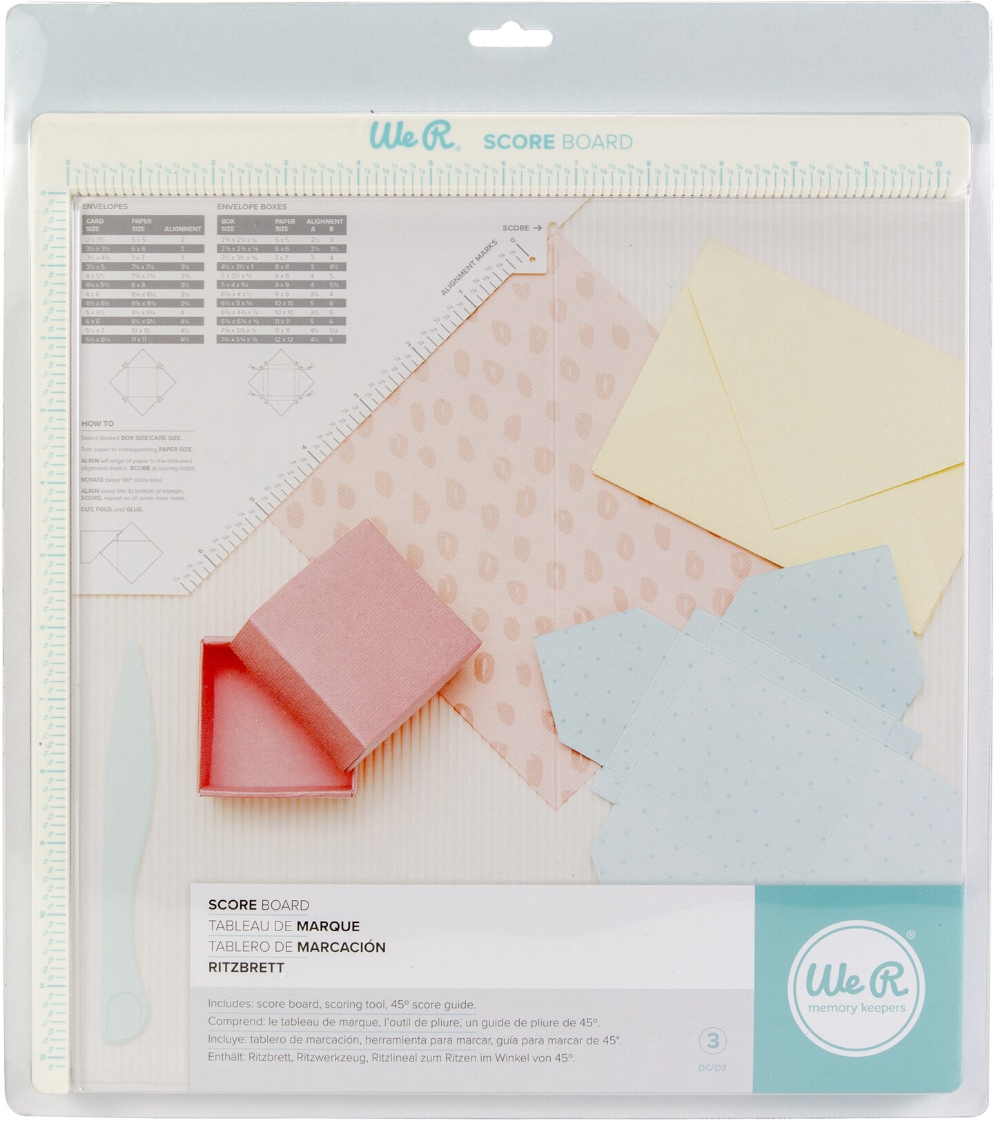We R Memory Keepers Score Board-3 Pieces