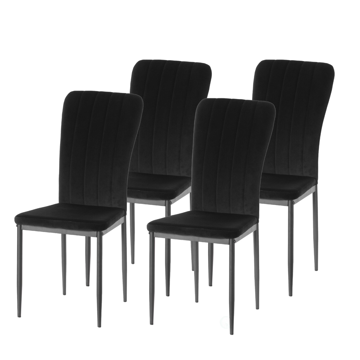 Modern And Contemporary Tufted Velvet Upholstered Accent Dining Chair