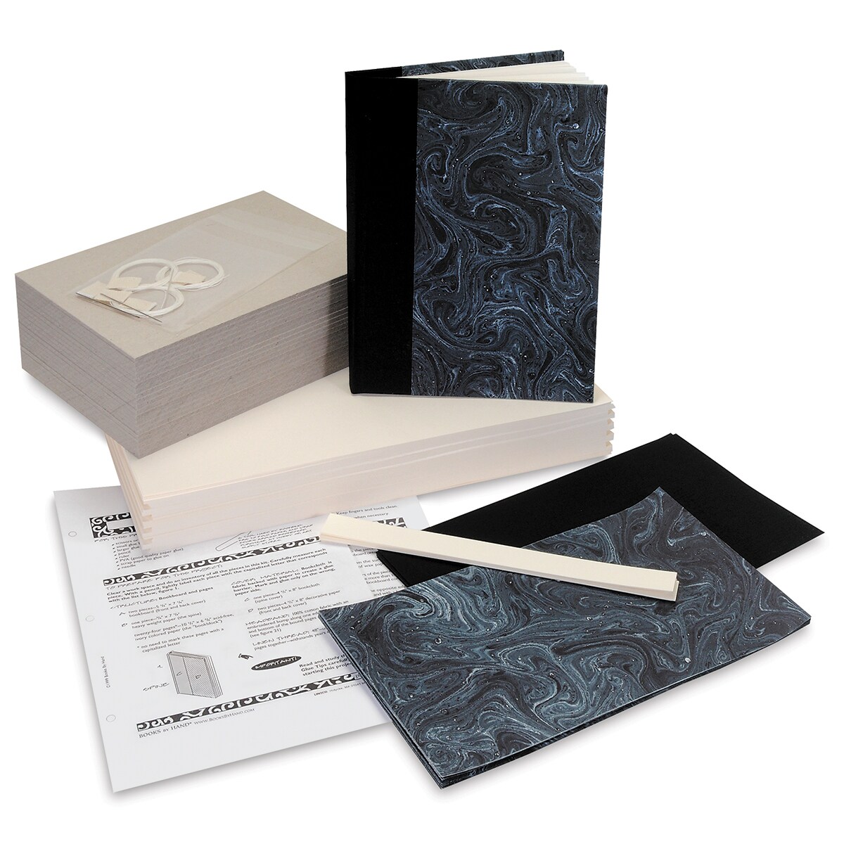 Books by Hand Blank Journal Kit Class Pack - Marble, 10 Students