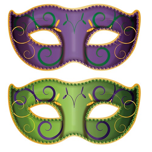 Jumbo Mardi Gras Mask Cutouts | Michaels