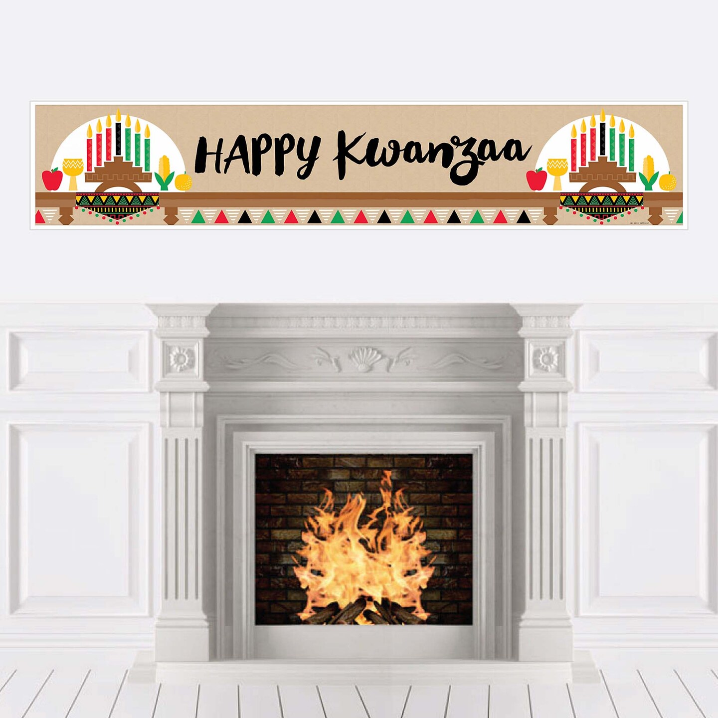 Big Dot of Happiness Happy Kwanzaa - Party Decorations Party Banner