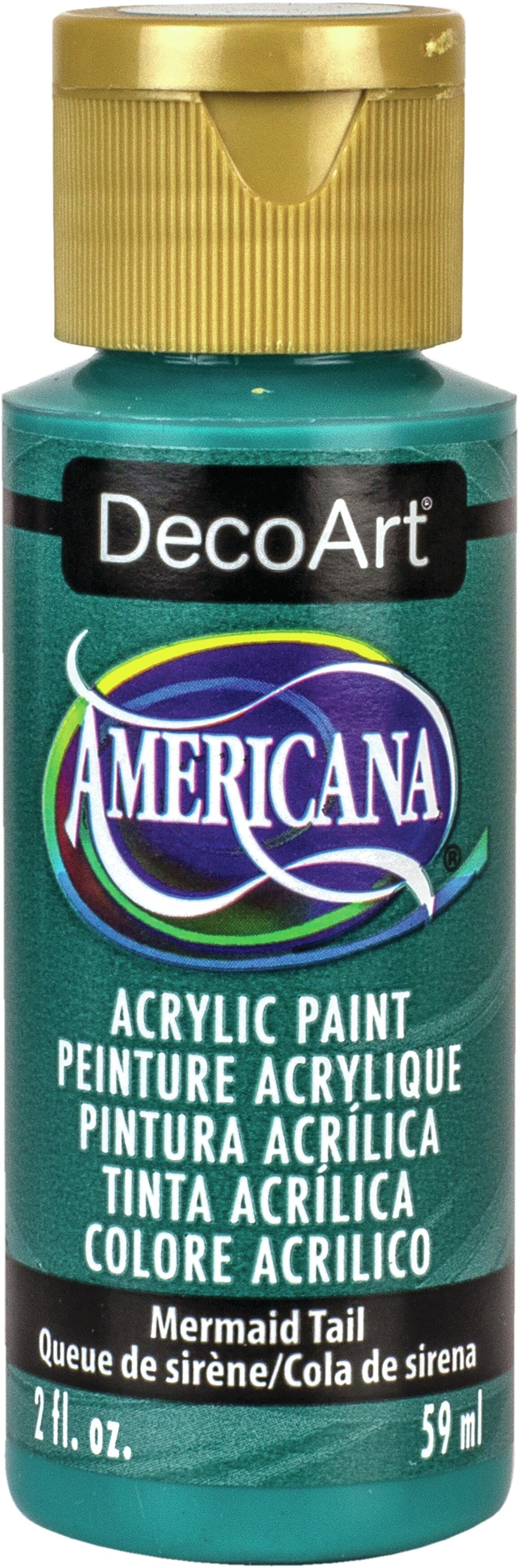 DecoArt Americana Acrylic Paint 2oz-Mermaid Tail