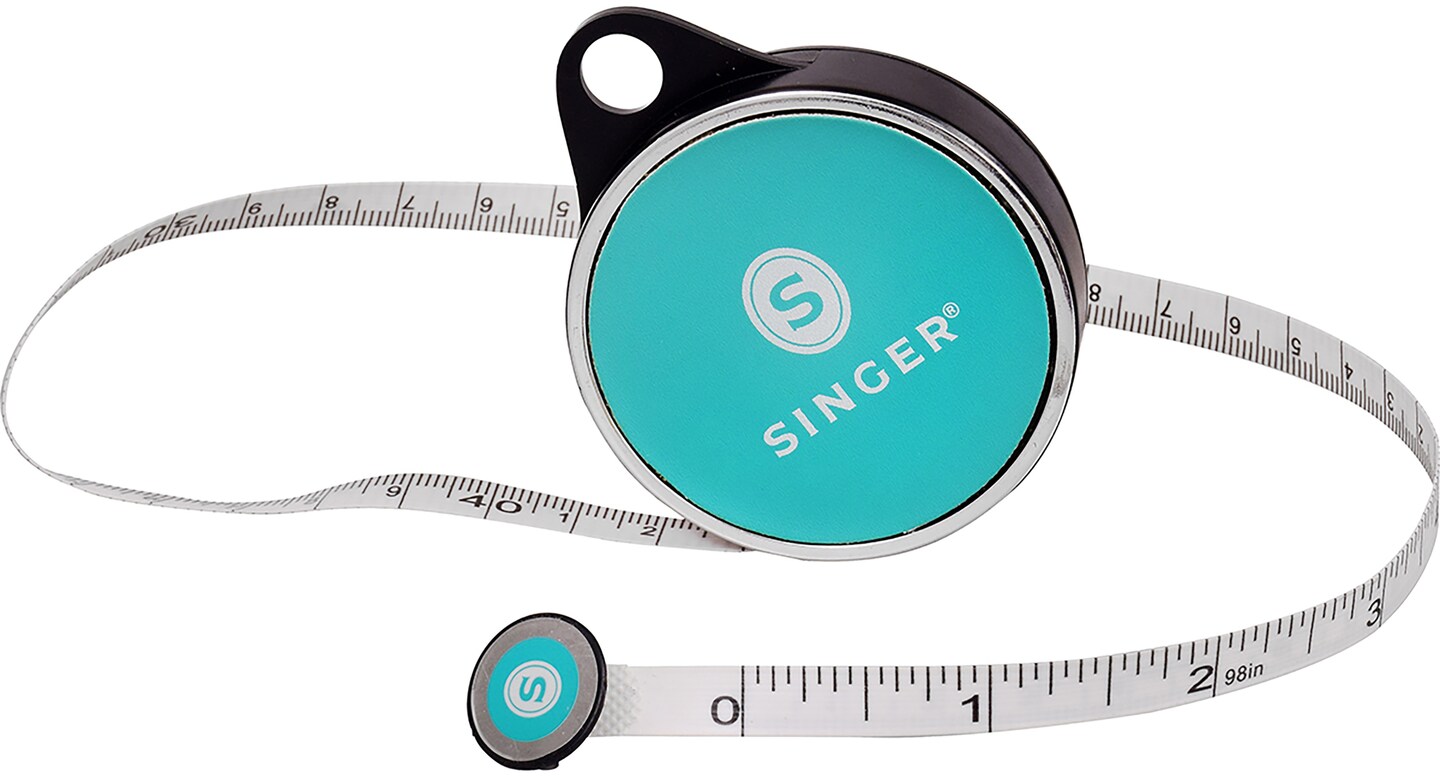 SINGER ProSeries Retractable Pocket Tape Measure 96-Teal