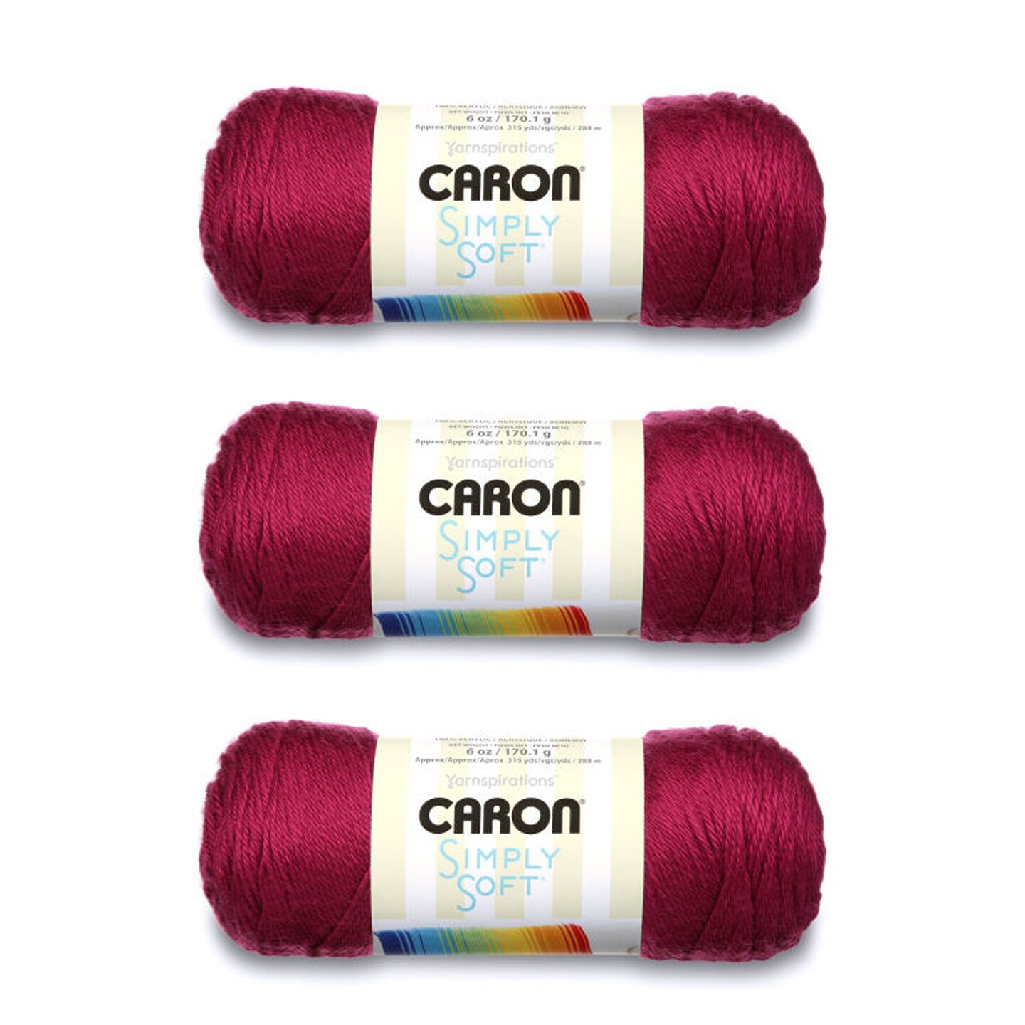 Caron Simply Soft 315yds Worsted Acrylic Yarn