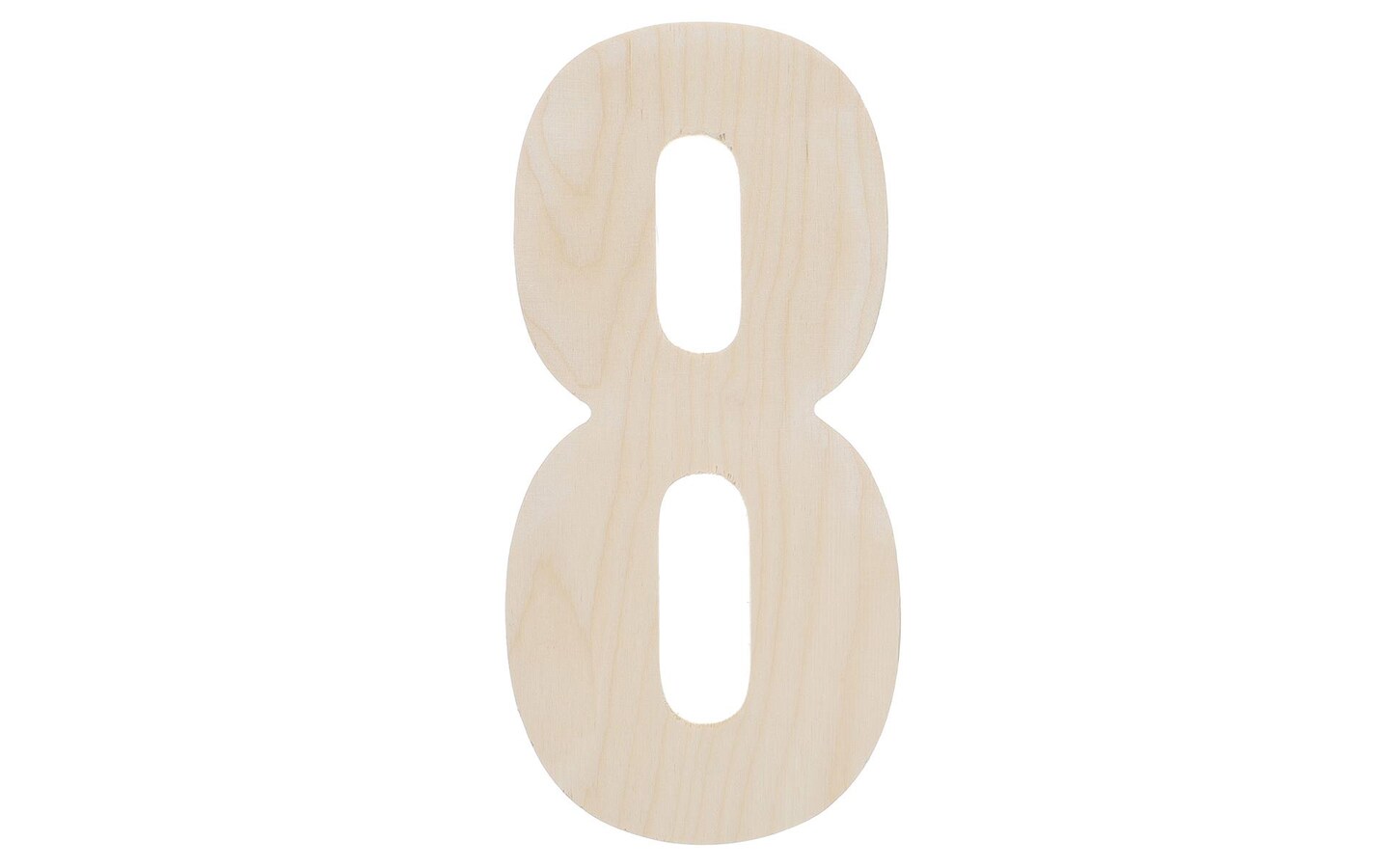 Good Wood by Leisure Arts Letter 13&#x22; No 8, Wooden Letters, Wood Letters, Wooden Letters Wall Decor, Large Wooden Letters, Wooden Letters 13 Inch, Small Wooden Letters for Crafts
