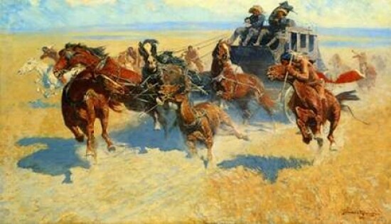 Downing The Nigh Leader Poster Print by  Frederic Remington - Item # VARPDX374093