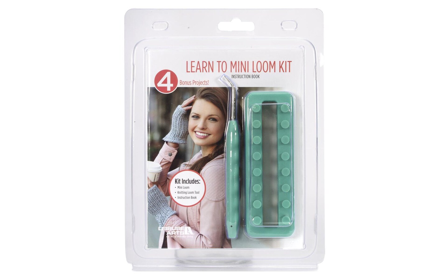 Leisure Arts Kit Learn To Knit Kit