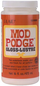 Plaid : Mod Podge : Decoupage Glue and Finish : Gloss : 16oz : 473ml