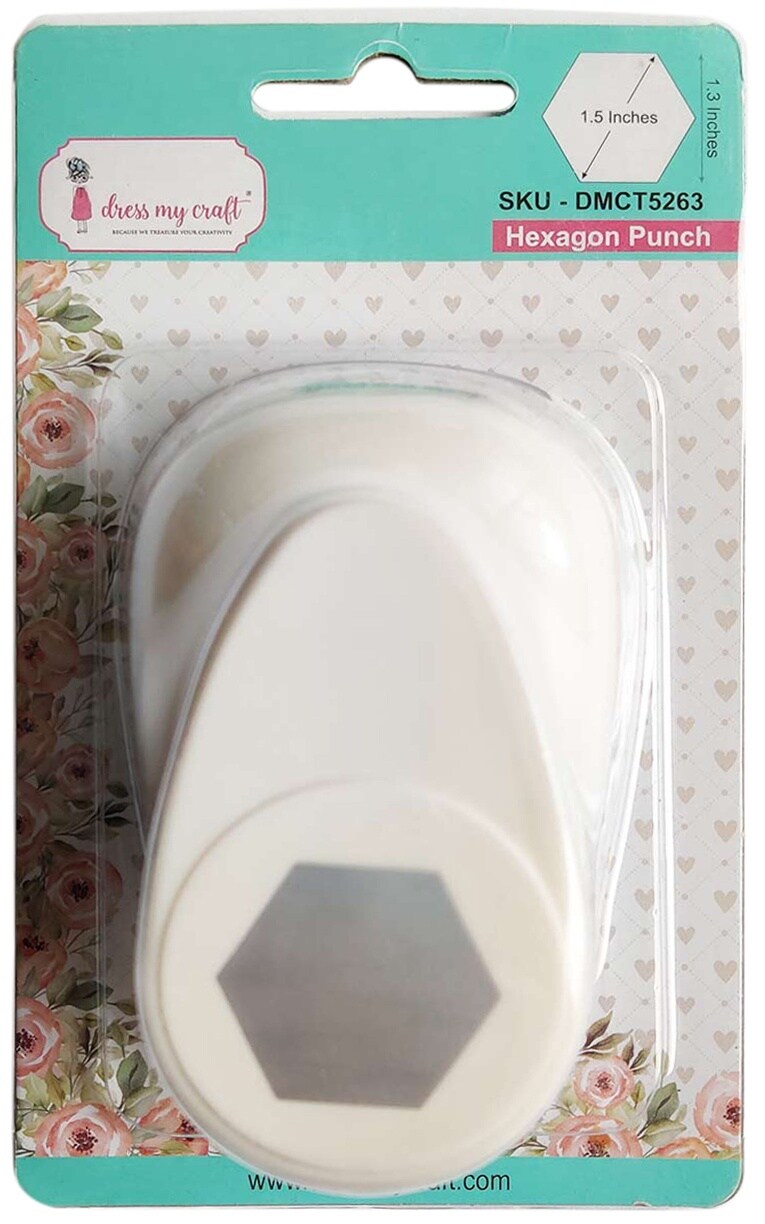 Dress My Craft Designer Punch-Hexagon 1.5&#x22;