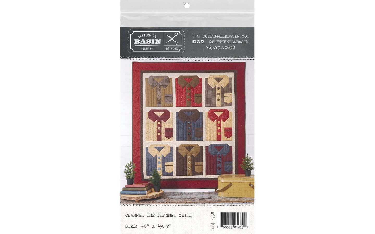 Buttermilk Basin Channel the Flannel Quilt Ptrn