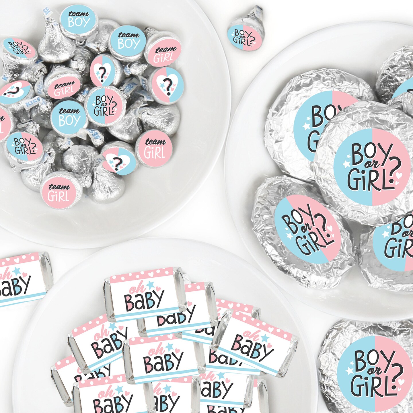 Gender Reveal / Baby Shower Hershey Kisses Labels - Baby