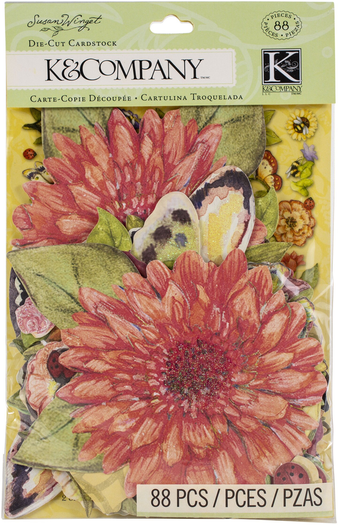 Susan Winget Die Cut Cardstock 88/PkgMeadow Michaels