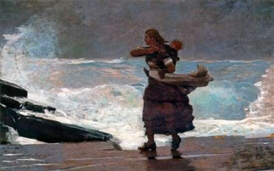 The Gale Poster Print by  Winslow Homer - Item # VARPDX373278