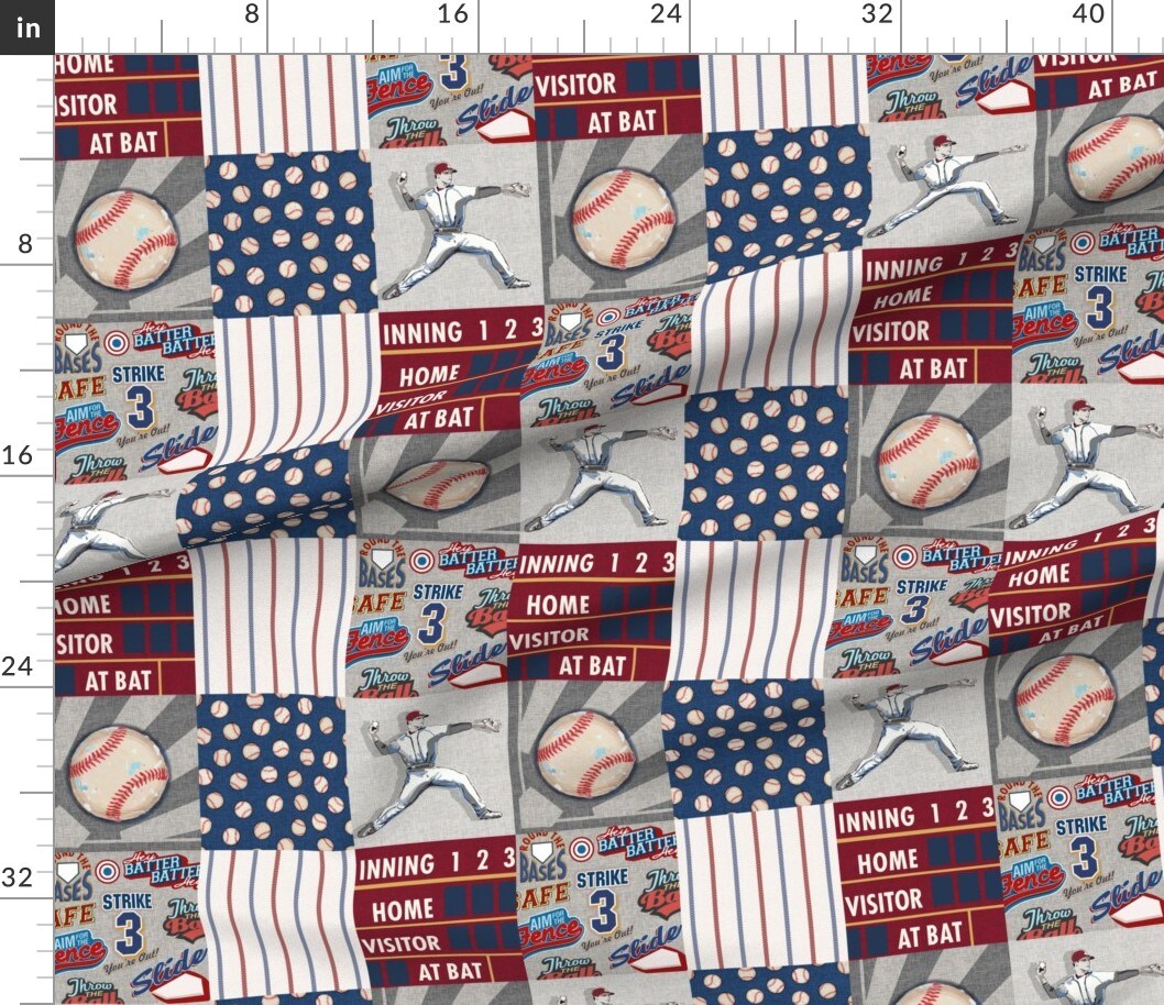 Boston Red Sox Logo - MLB Collection, Fabric Yardage