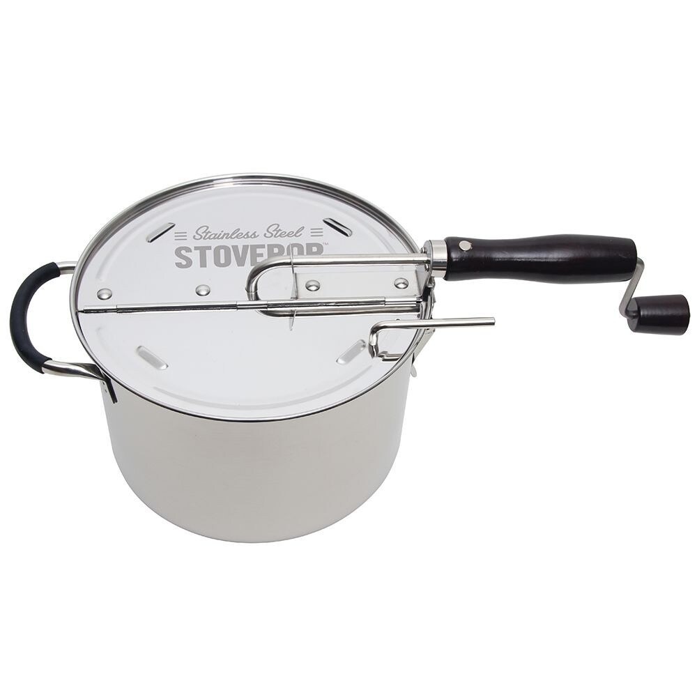 Victorio Stainless Steel Stovetop Popcorn Popper - Thumbnail 2