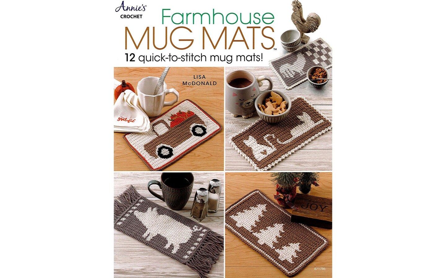 Annie&#x27;s Farmhouse Mug Mats Bk
