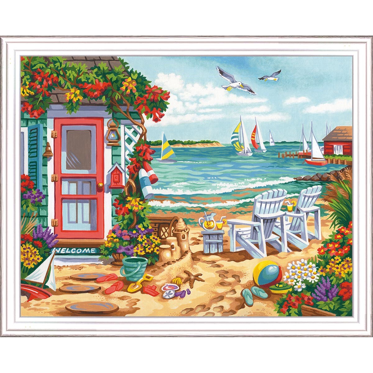 Paintworks Summertime PaintbyNumber Kit Michaels