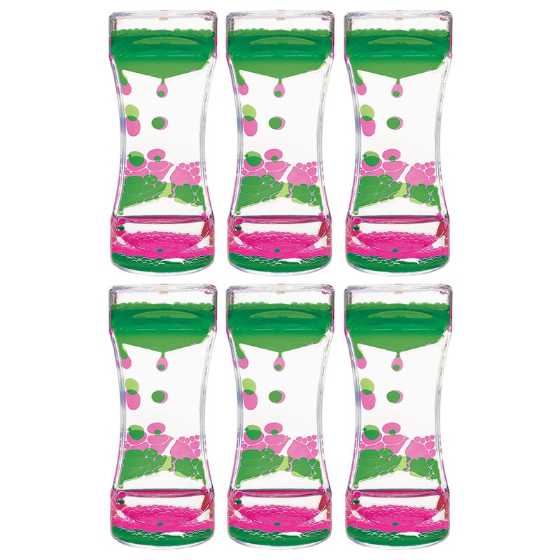 Pink & Green Liquid Motion Bubbler, Pack of 6 | Michaels