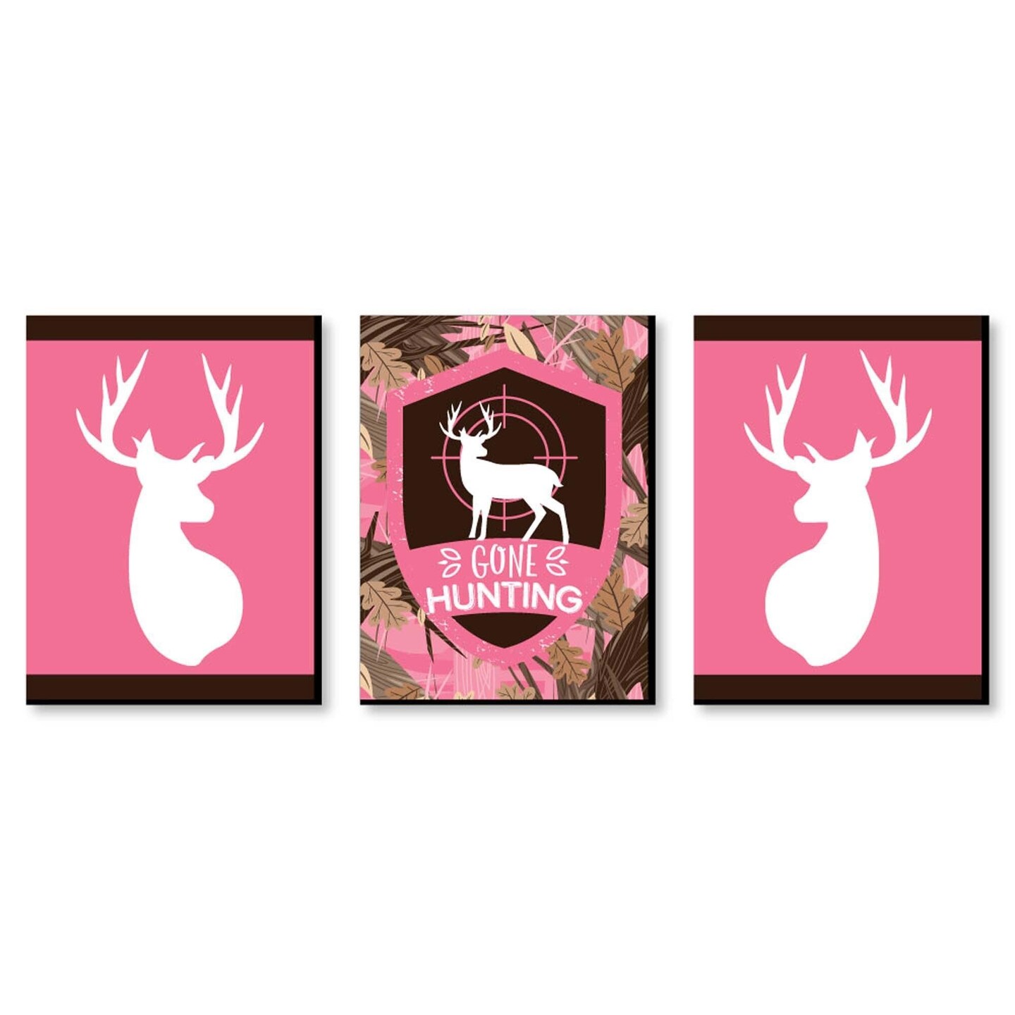 pink camo deer