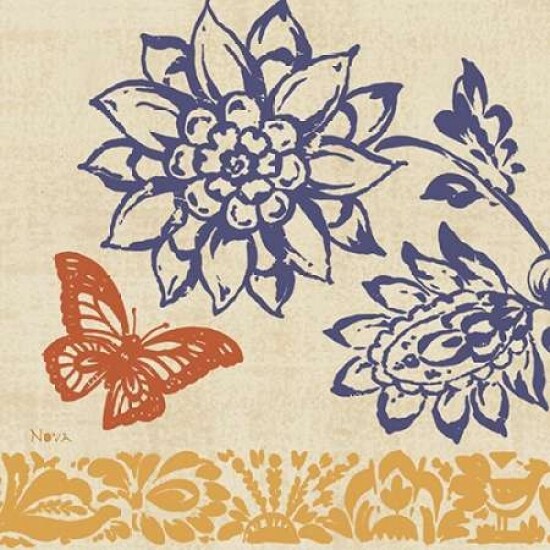Blue Indigo Butterfly I Poster Print by  Studio Nova - Item # VARPDXRB8835SN