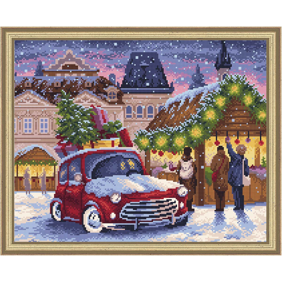 Collection D'Art Christmas Market Diamond Painting Michaels