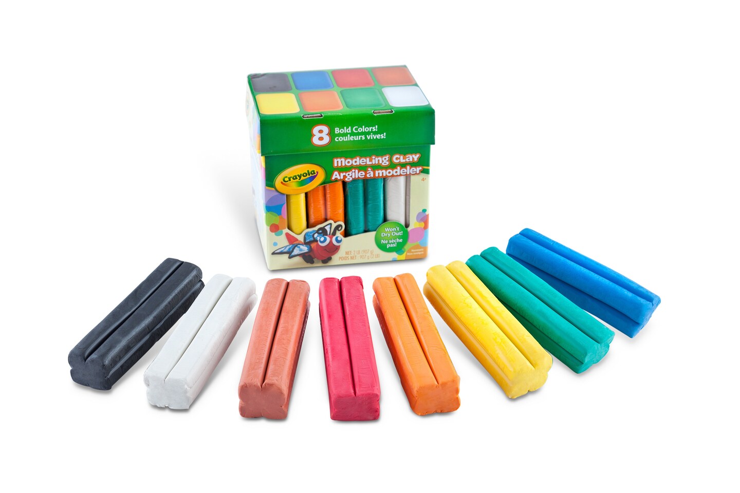 Crayola Modeling Clay Jumbo Pack 4Oz 8/Pkg-Assorted Colors
