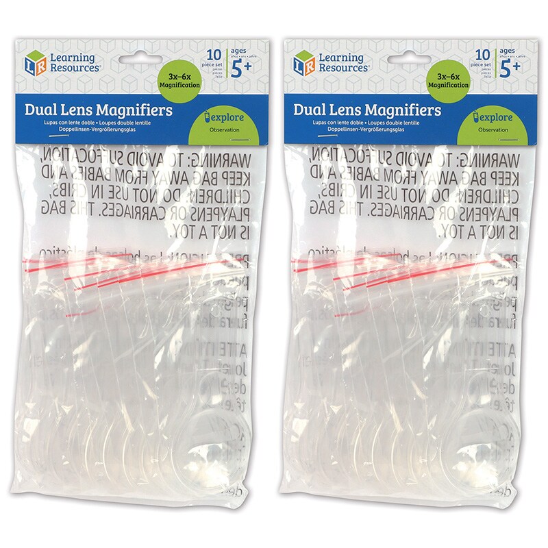 Dual Lens Magnifiers, 10 Per Pack, 2 Packs Michaels