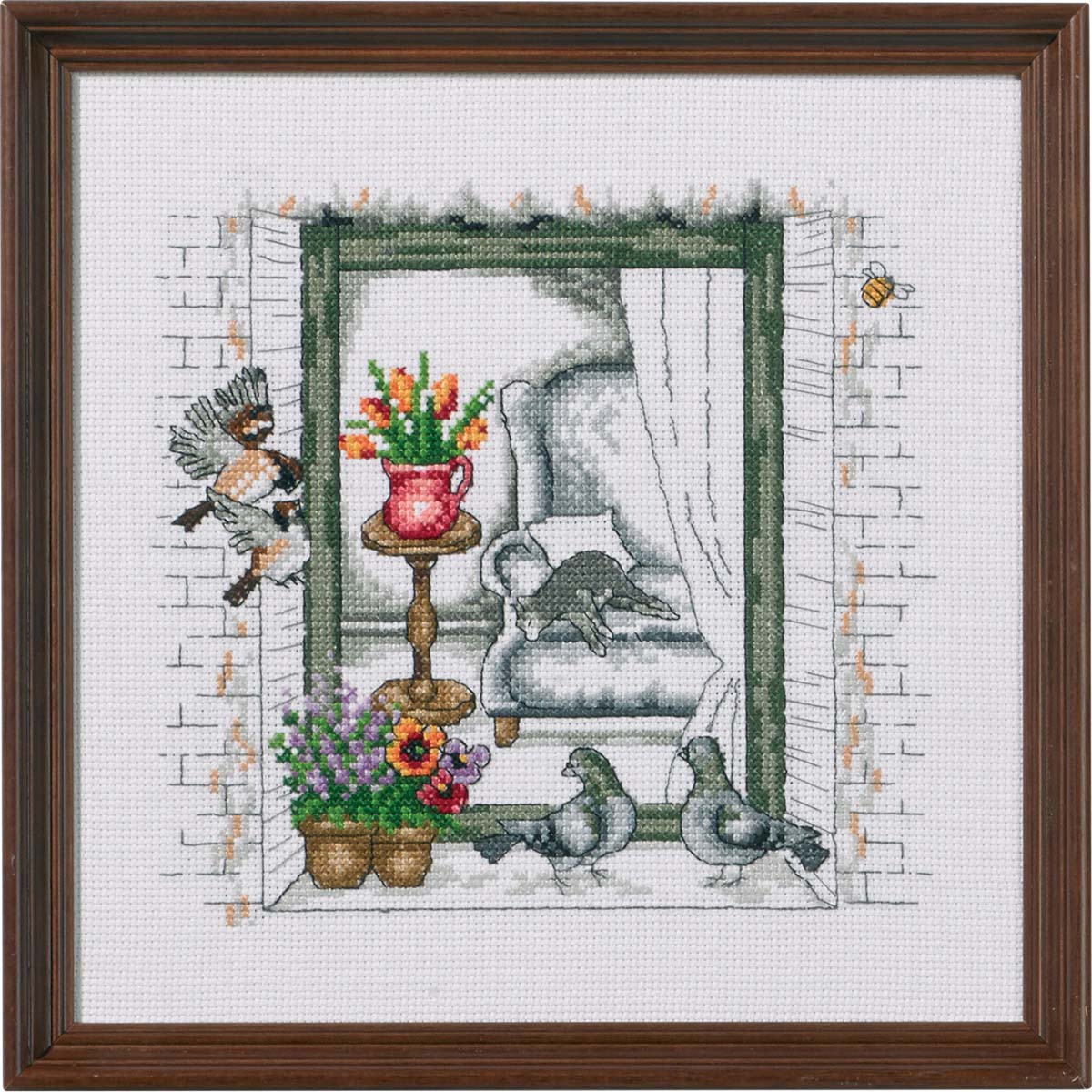 Permin Spring Window Counted CrossStitch Kit Michaels