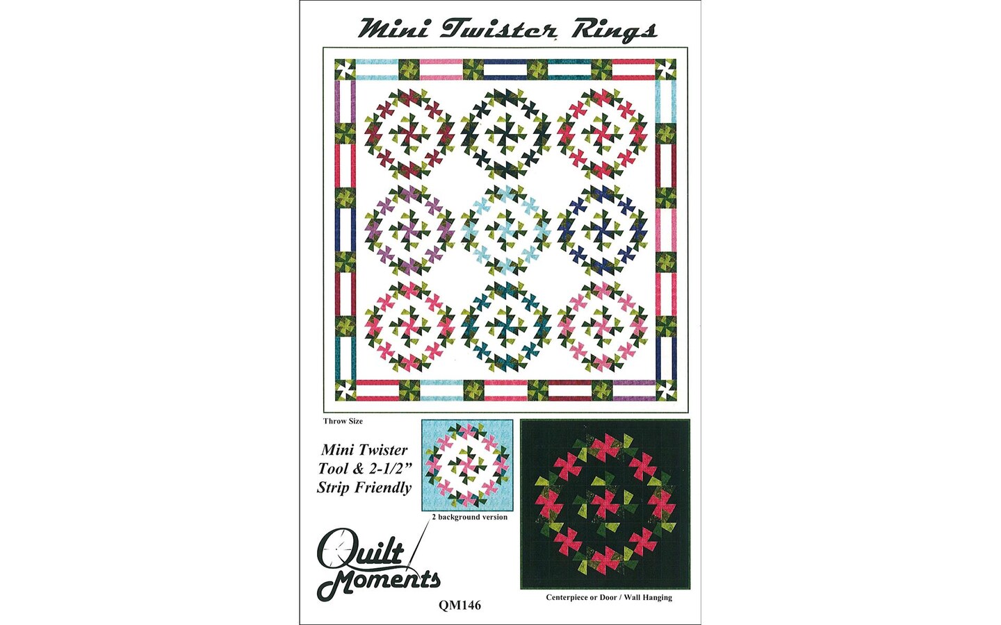 Quilt Moments Mini Twister Rings Ptrn