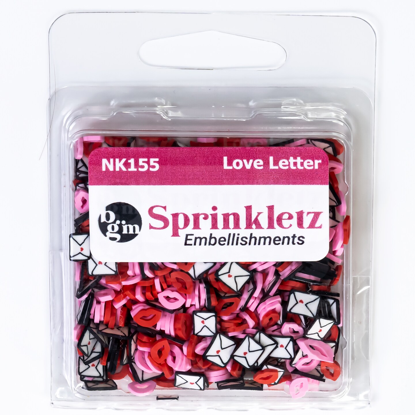 Buttons Galore Sprinkletz Embellishments 12g-Love Letter