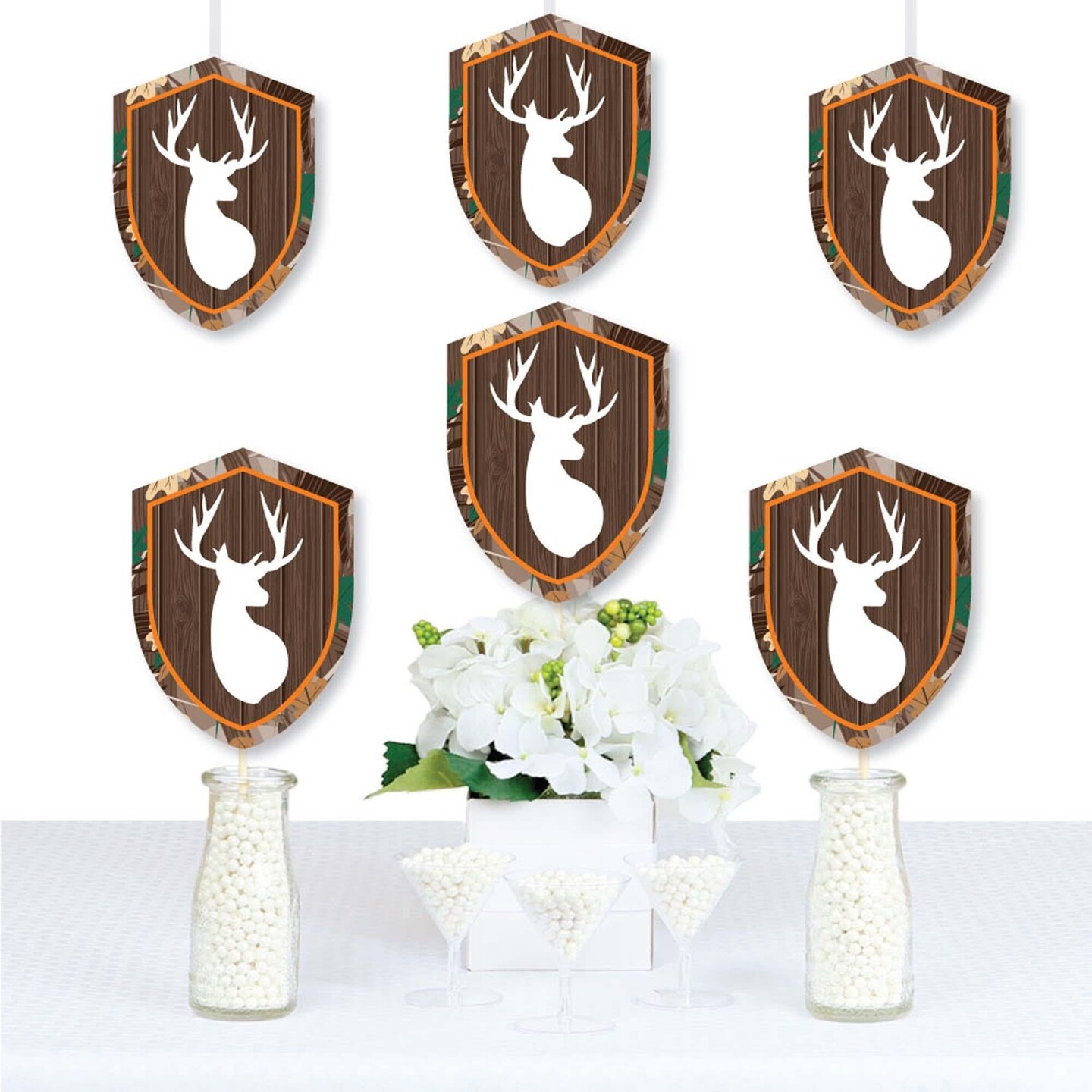 Hunting Themed Party Camo Plates