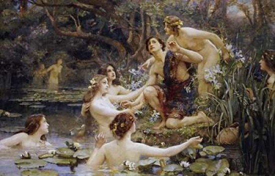Hylas and The Water Nymphs Poster Print by  Henrietta Rae - Item # VARPDX265379
