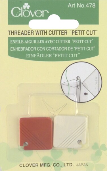 Clover Petite Needle Threader W/Cutter-2/Pkg | Michaels