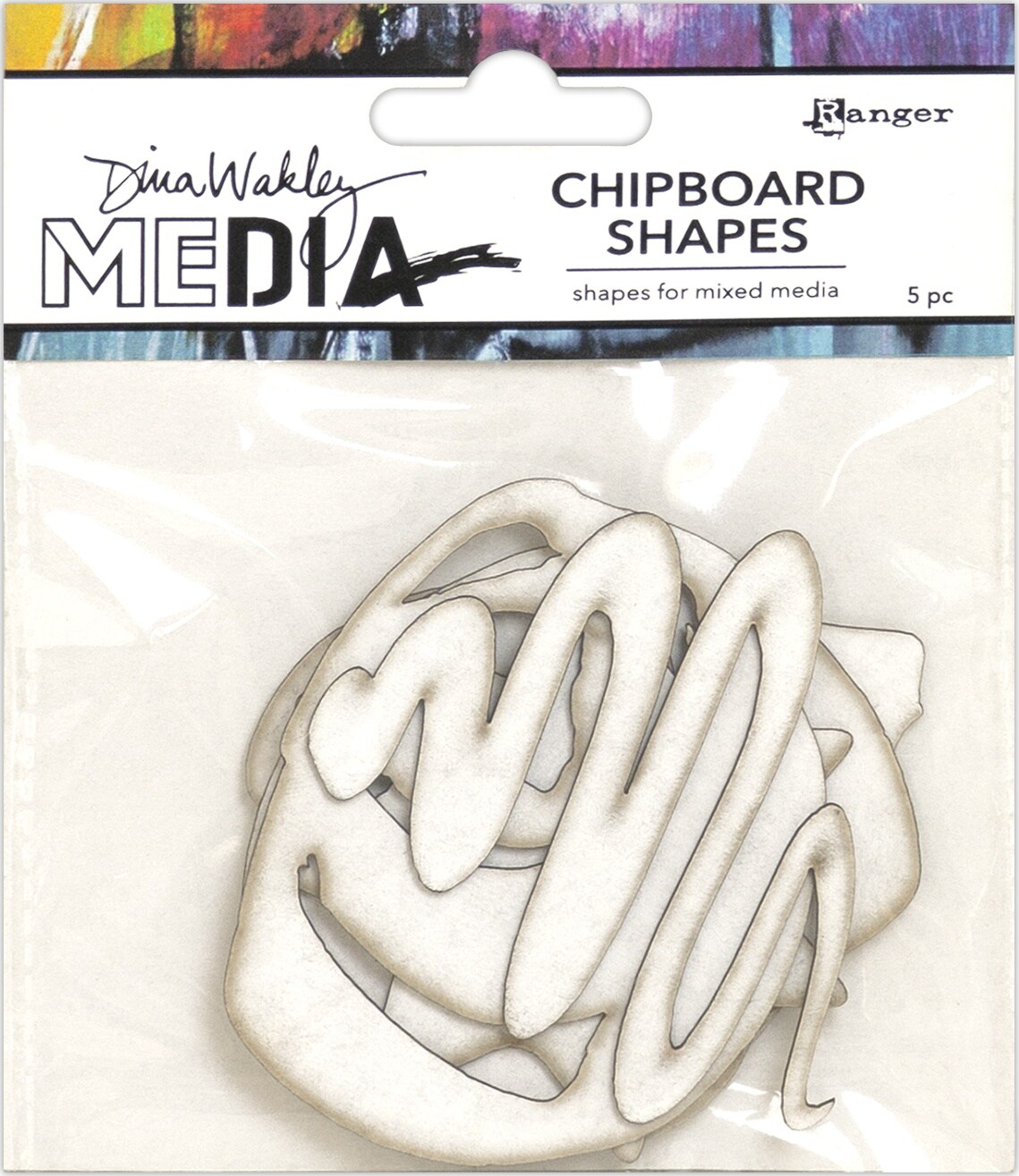 Dina Wakley Media Chipboard Shapes-Basics