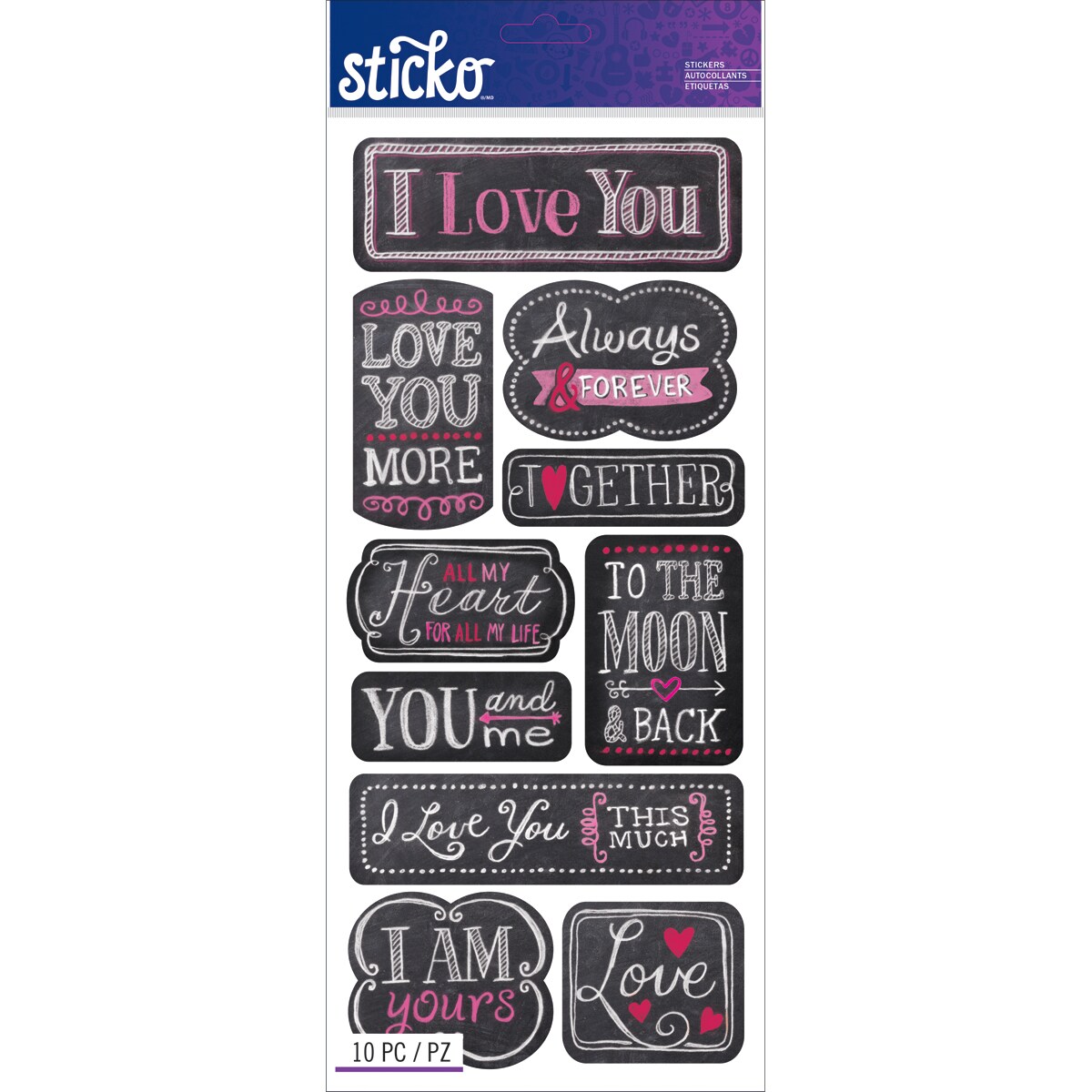 Sticko Stickers-I Love You