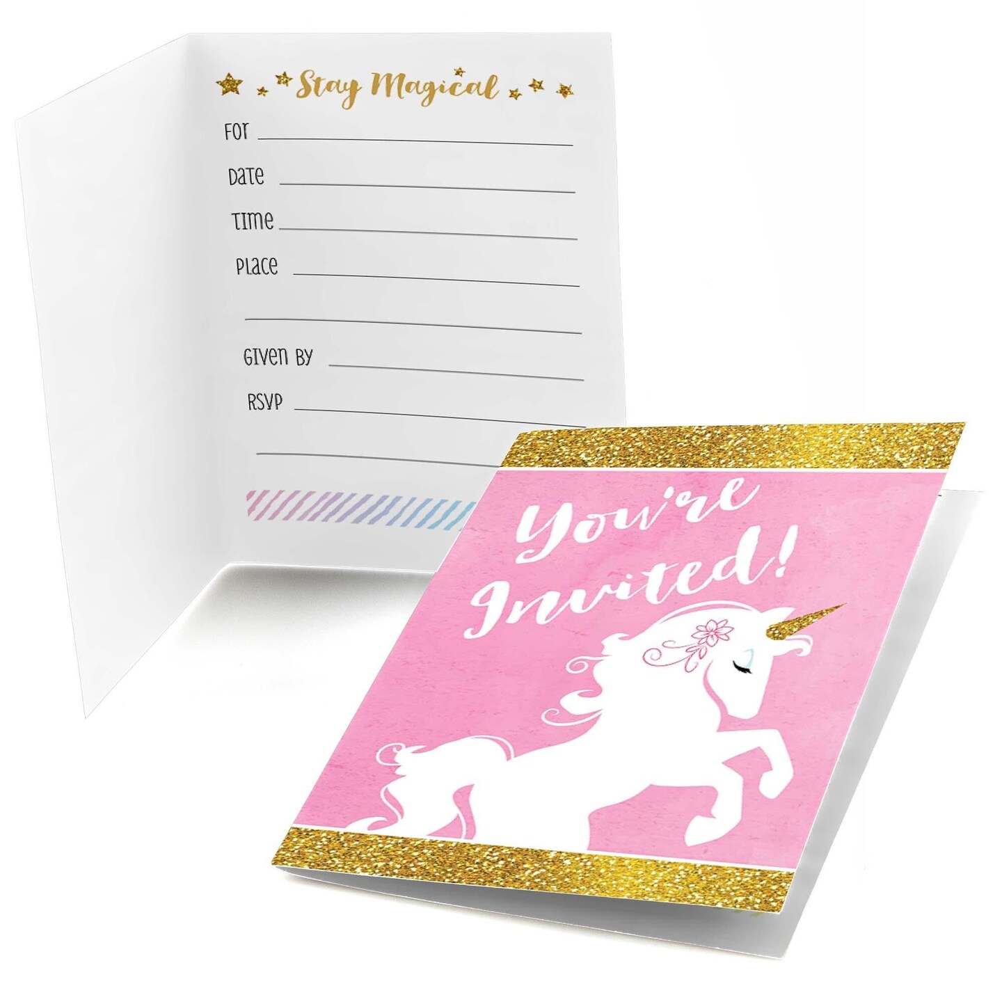 Book Premium Unicorn Theme Birthday Decoration