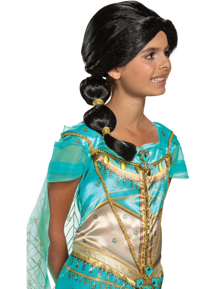 Girls Disney Aladdin Jasmine Wig Costume Accessory