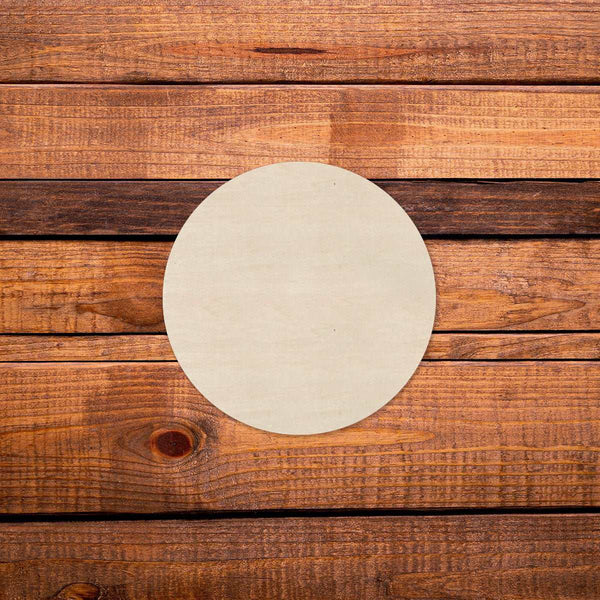 Unfinished Wooden Circle Canvases - 5 Sizes