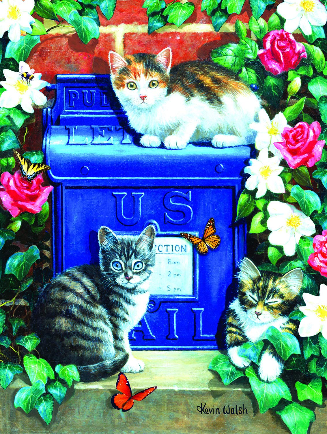 Sunsout Mail Box Kittens 300 pc Jigsaw Puzzle 13840 Michaels
