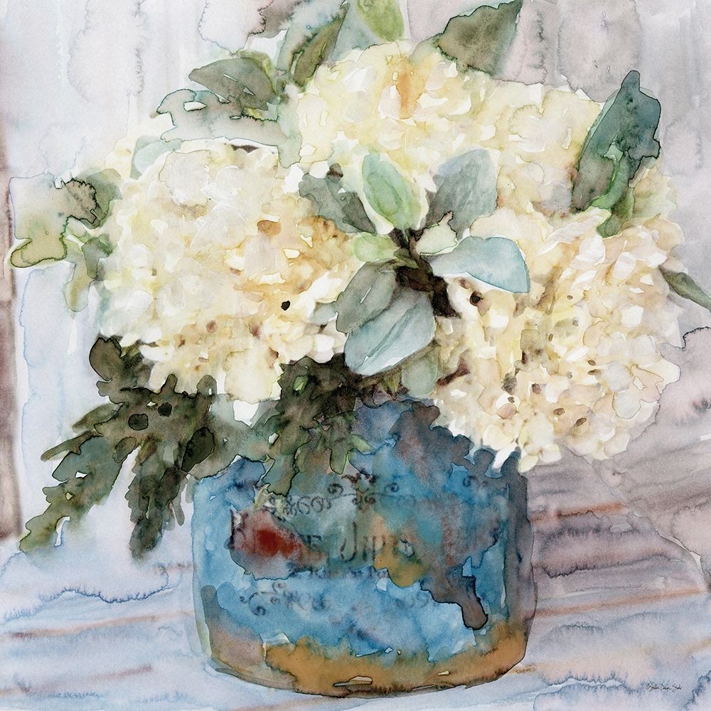 Country Basket of Blooms I Poster Print by Stellar Design Studio Stellar Design Studio # SDS540