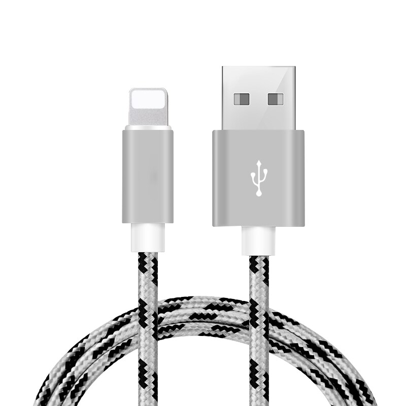 Bedazzled Bijou 10 FT iPhone Lighting USB Cable Charger Heavy Duty Braided Charger