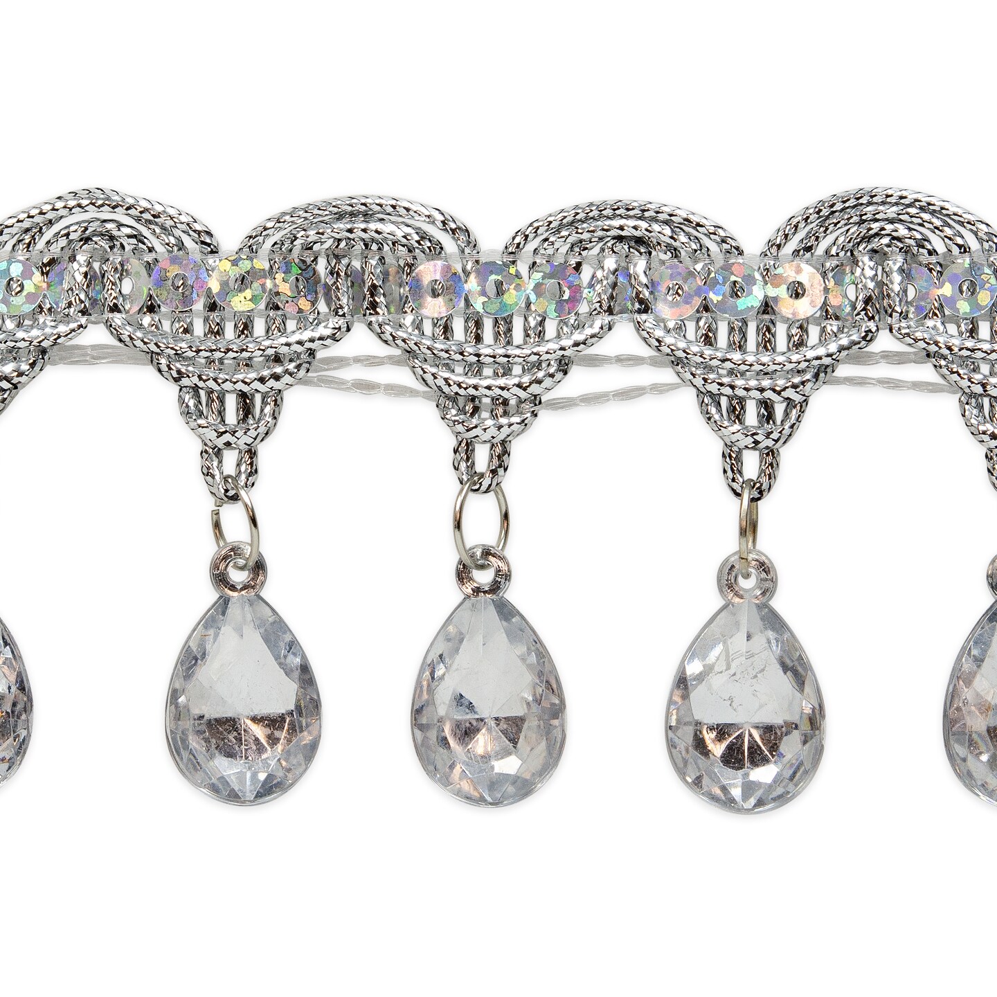 5  yards of Genie Dance Teardrop Rhinestone Trim | 5 yard cut