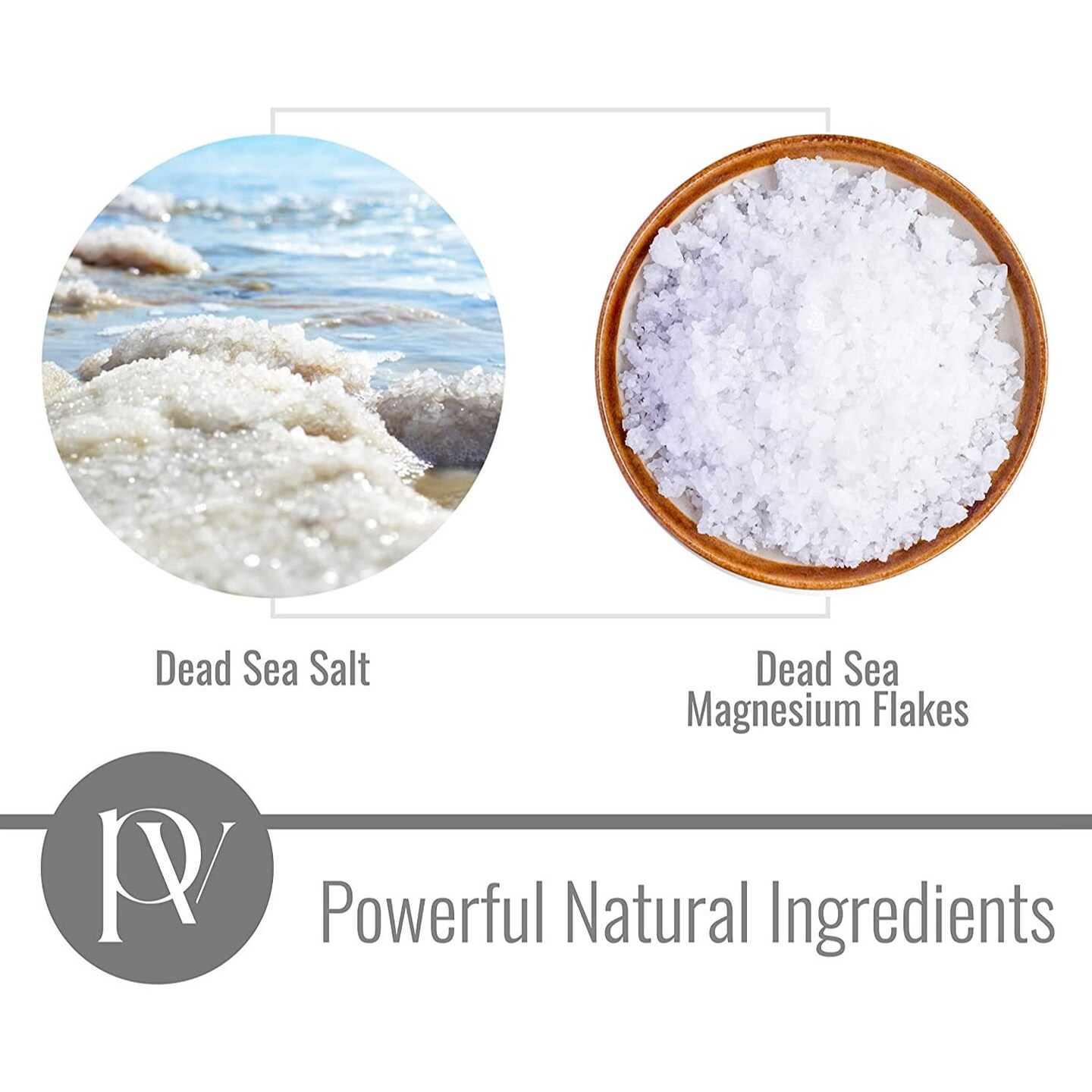 Pavelle Dead Sea Pregnancy Bath Soak, 100% Natural Magnesium Flakes Bath Soak, 14 oz (397g)