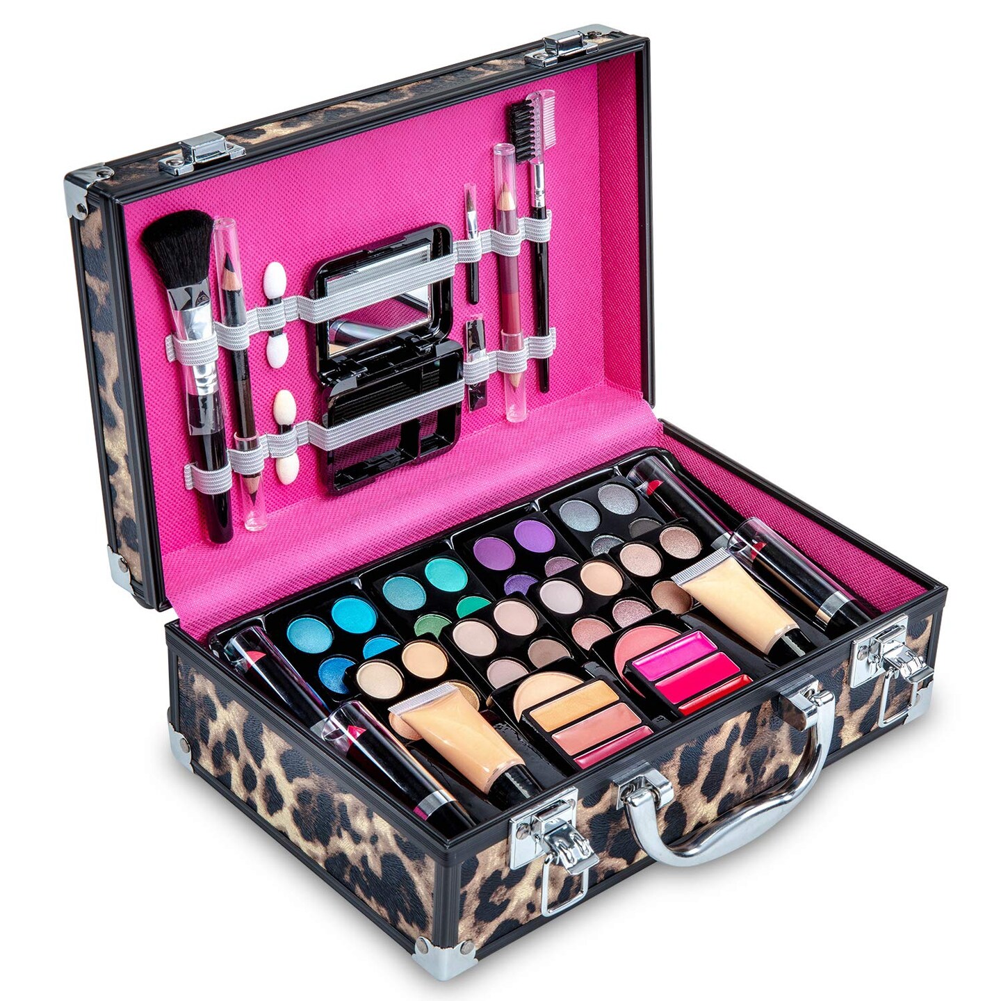 Vokai 79 Piece Makeup Kit W/Eye Shadow, Blush, Lip Gloss, Lipstick, Mascara & Eye & Eye Liner Pencils