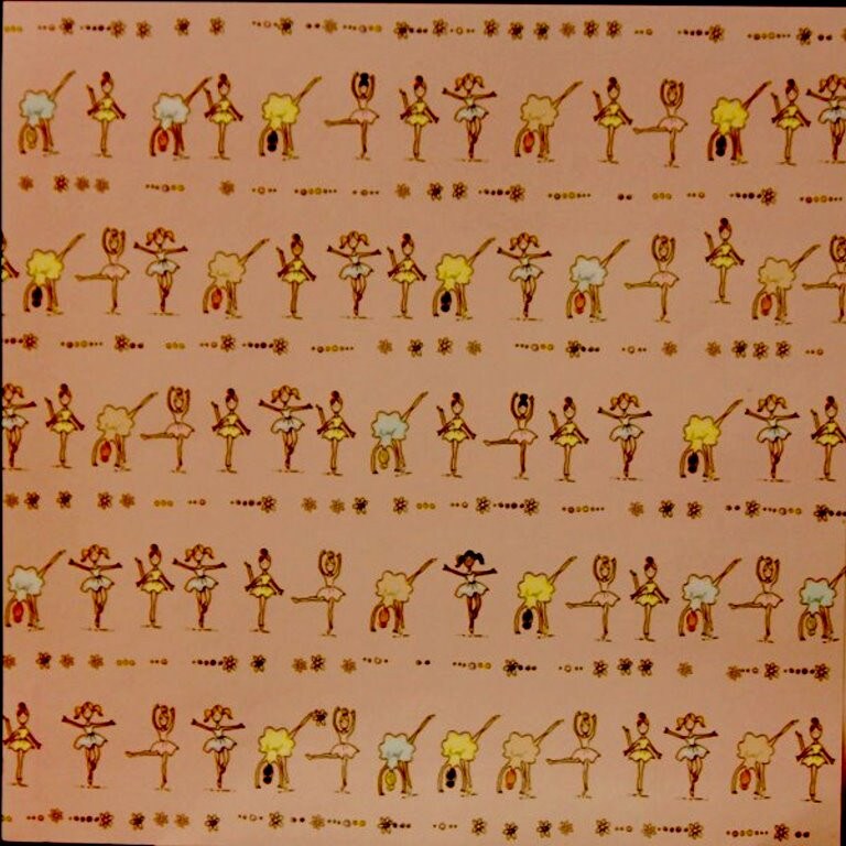 Masterpiece Studios 12 x 12 Printed Ballerinas Scrapbook Paper Michaels