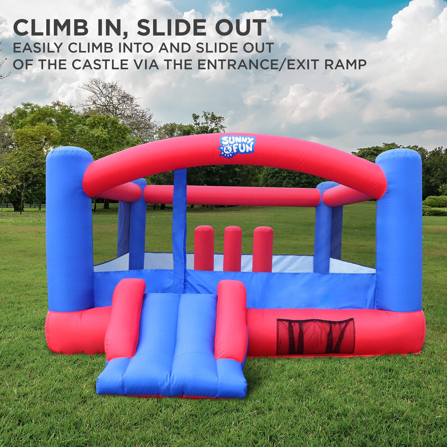 Sunny &#x26; Fun Inflatable Bounce House, Bouncy Jump Castle