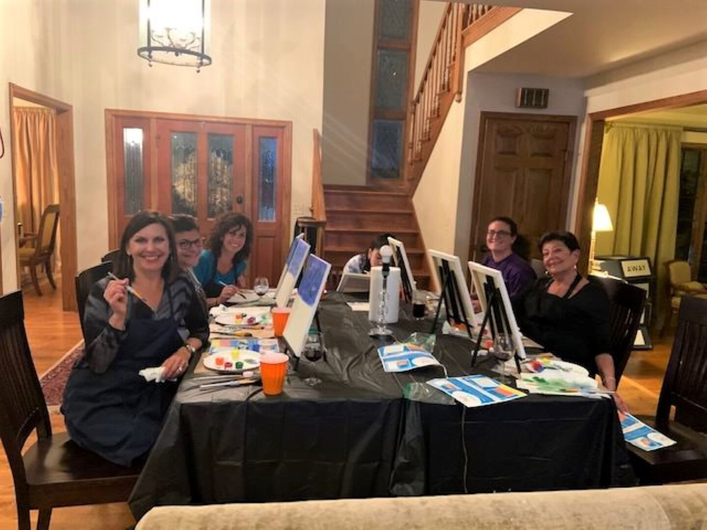 Paint Kit - PJ Panda Acrylic Painting Kit & Video Lesson, Art Gift Set, DIY Craft, Paint At Home, Beginner Painting, Paint Party