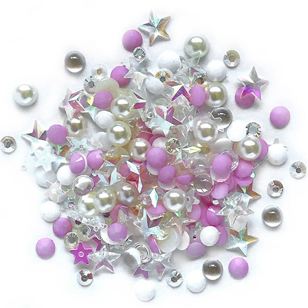 Buttons Galore Sparkletz DIY Craft Embellishments 30 Grams - 3 Packs of Barefoot Beach