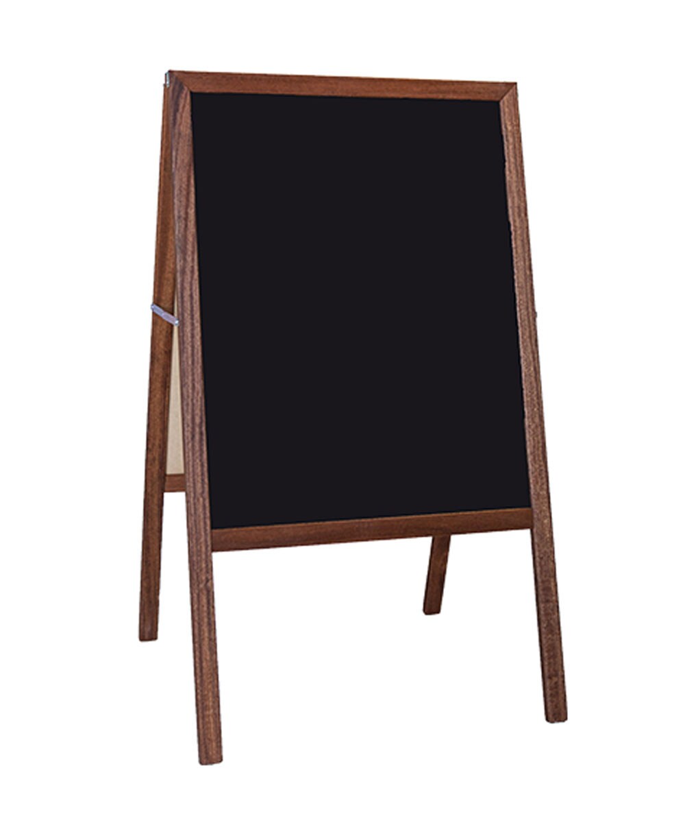 Marquee Easel (stained hardwood) Two Black Chalkboards Michaels