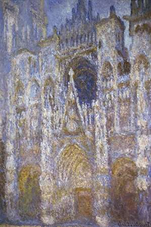 Rouen Cathedral: The Portal, Morning Sun Poster Print by Claude Monet - Item # VARPDX278699
